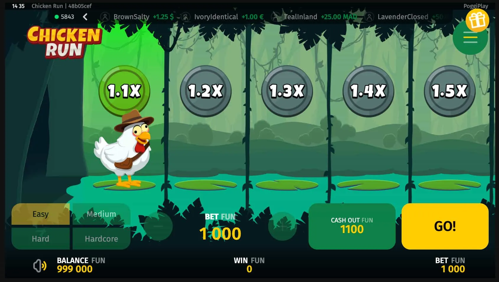 Qué define a Chicken Run dentro del catálogo de PoggiPlay